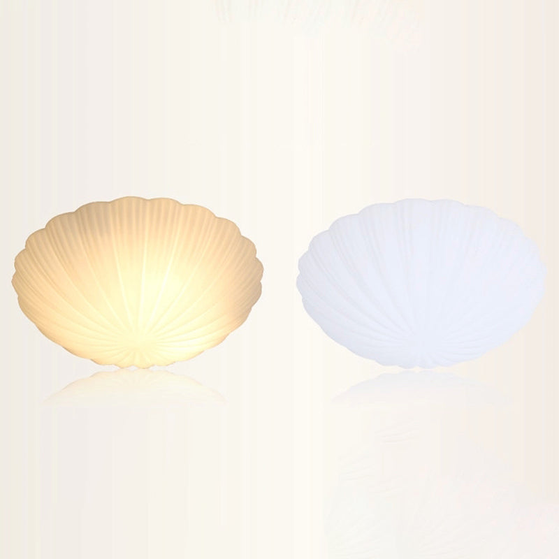 White Flush Mount Ceiling Light Nordic Simple Style Flush Light