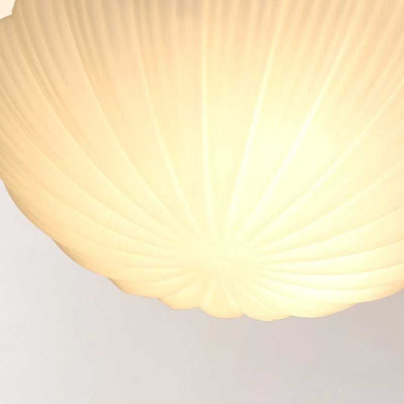 White Flush Mount Ceiling Light Nordic Simple Style Flush Light