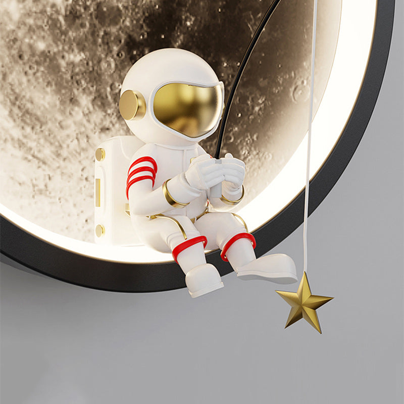 Children LED Wall Mount Light 1-Light Wall Light with Acrylic Shade for Kid's Room