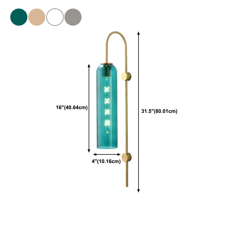 Modern Creative Wall Light Glass Wall Sconce Light for Bedroom