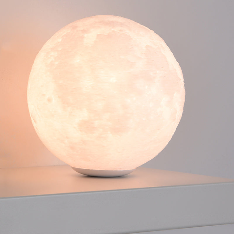 Modern Metal Wall Sconce Ball Shape Wall Light with PLA Shade for Bedroom