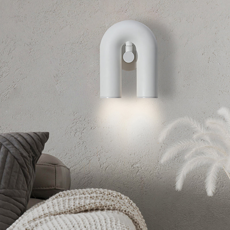 2-Light Geometric Wall Mount Light Modern Style Resin Wall Mount Lighting
