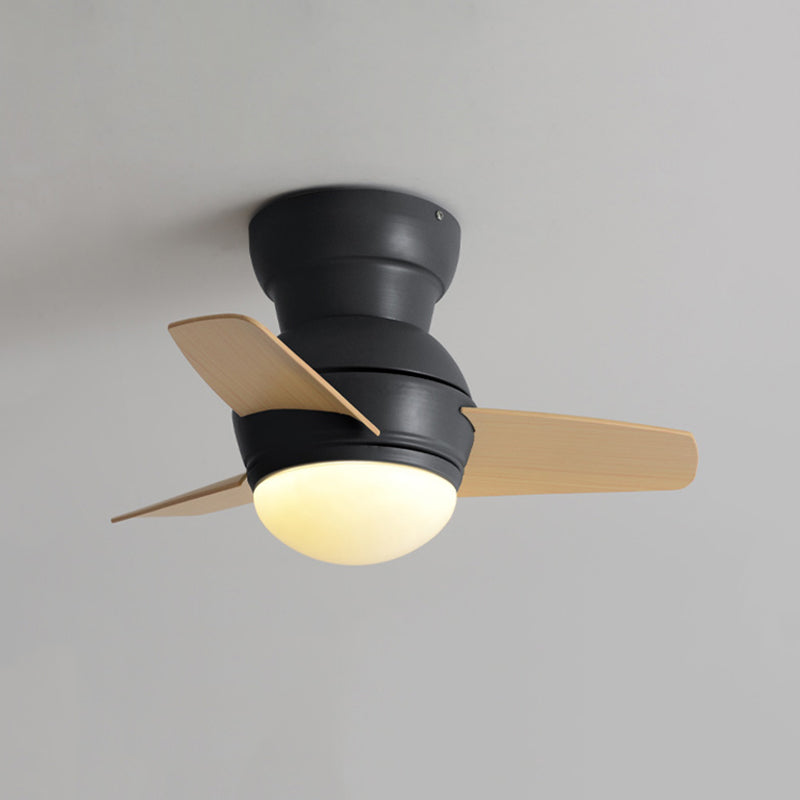 Metal Ceiling Fan Lamp Modern Style 1 Light Ceiling Fan Light for Children's Room