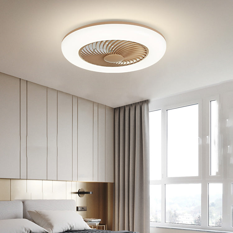 1 Light Ceiling Fan Lighting Modern Style Metal Ceiling Fan Light for Dining Room
