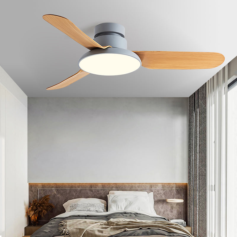 Unique Shape Metal Ceiling Fan Lighting Kids Style Single Light Ceiling Fan Lamp