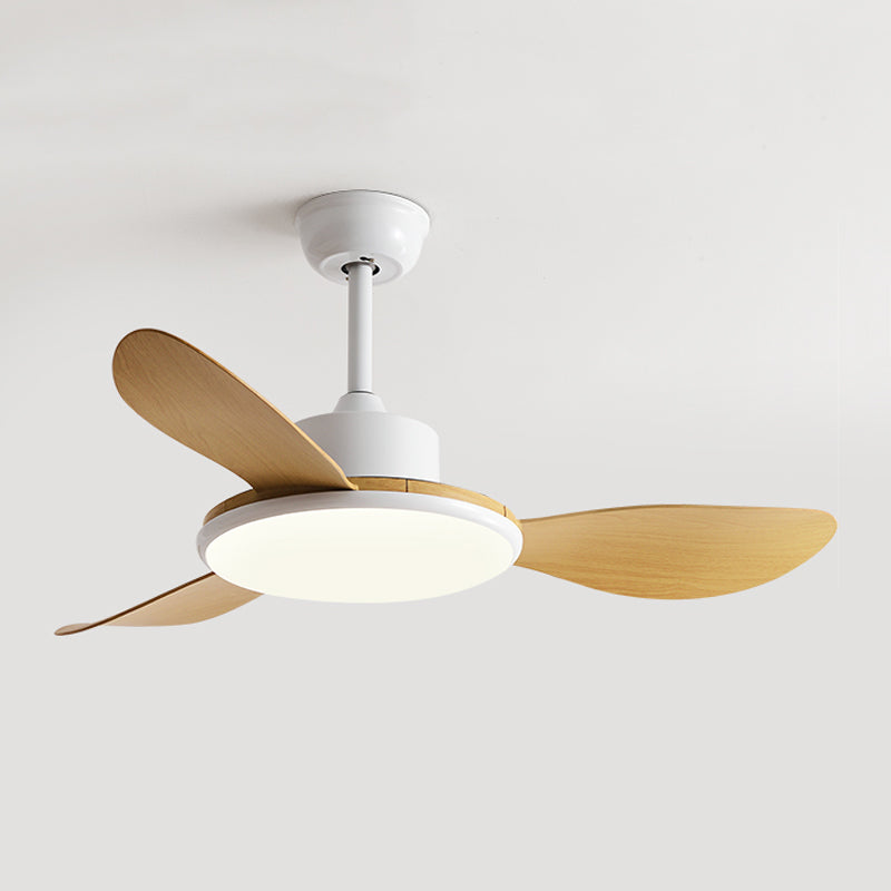 Unique Shape Metal Ceiling Fan Light Kids Style Single Light Ceiling Fan Lamp