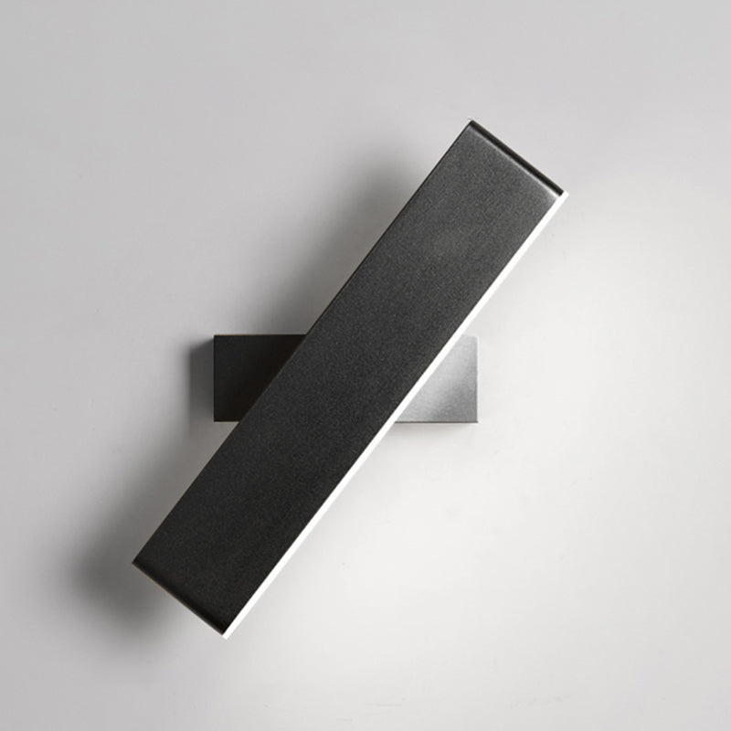 Square Shape Metal Wall Light Modern Style 1 Light Wall Lighting Fixtures