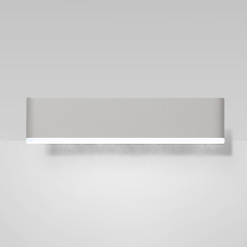 Square Shape Metal Wall Light Modern Style 1 Light Wall Lighting Fixtures