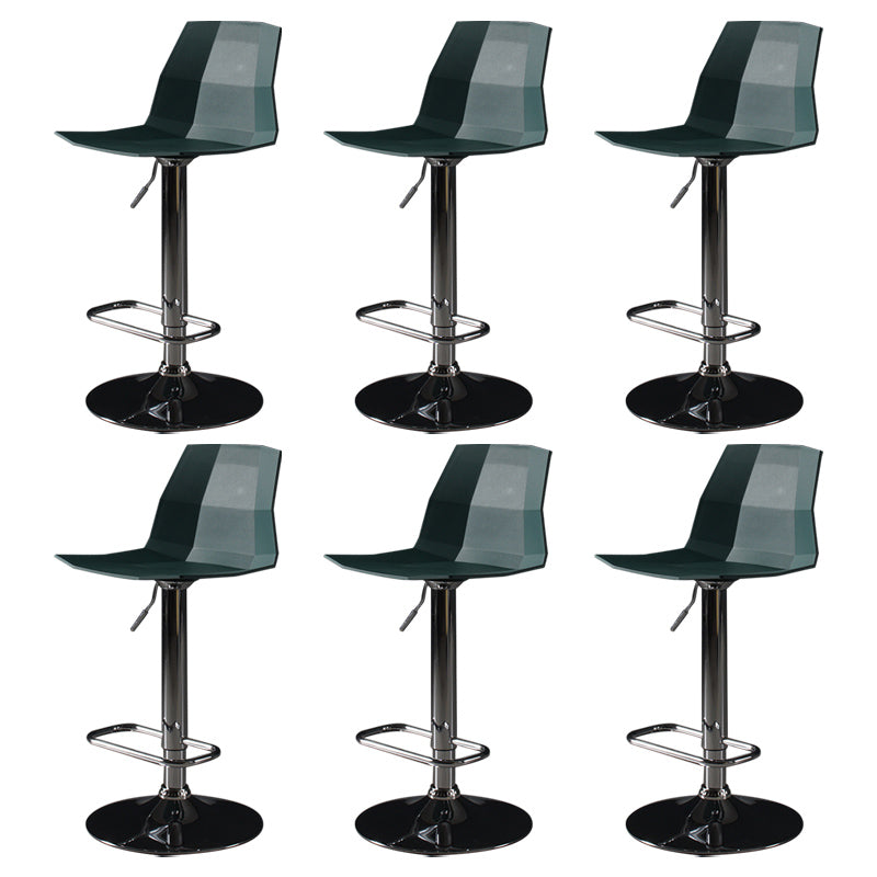 Living Room Nordic Adjustable Barstool PP Seat Bar Stool with Pedal