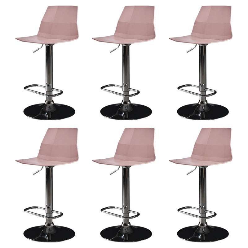 Living Room Nordic Adjustable Barstool PP Seat Bar Stool with Pedal