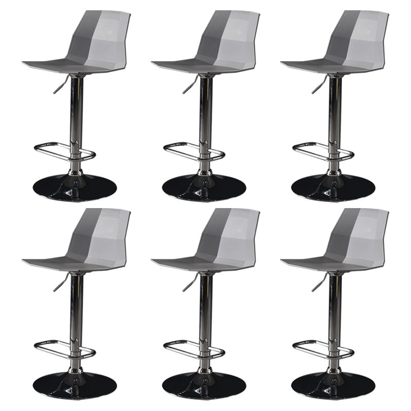 Living Room Nordic Adjustable Barstool PP Seat Bar Stool with Pedal