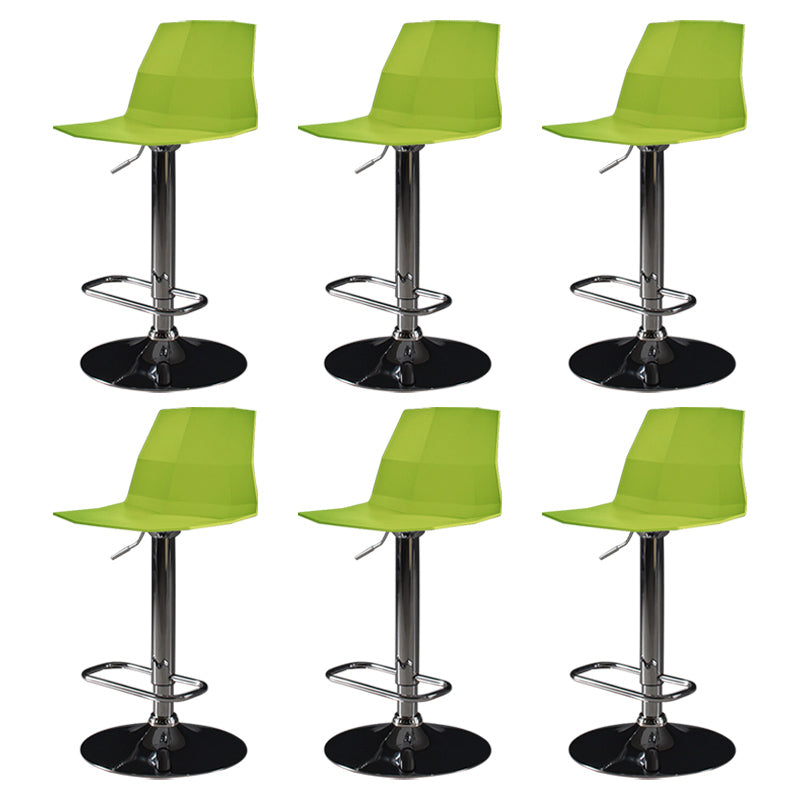 Living Room Nordic Adjustable Barstool PP Seat Bar Stool with Pedal