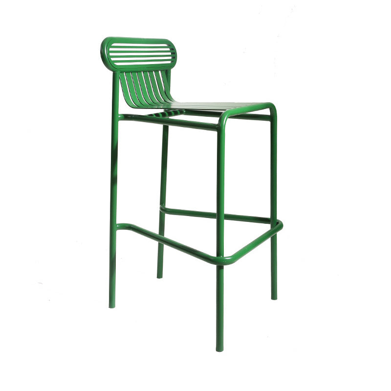 Industrial Square Bar Table Set 1/2 Pieces Pub Table with Iron Pedestal