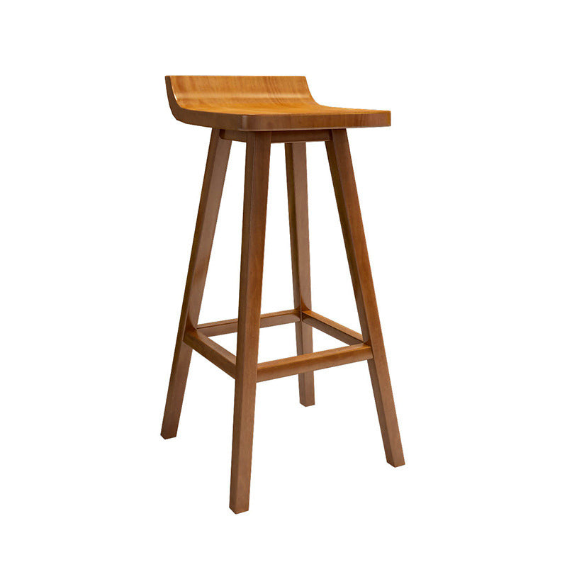 Industrial 1/9 Pieces Bar Table Set Rectangle Pine Wood Counter Table with High Stools