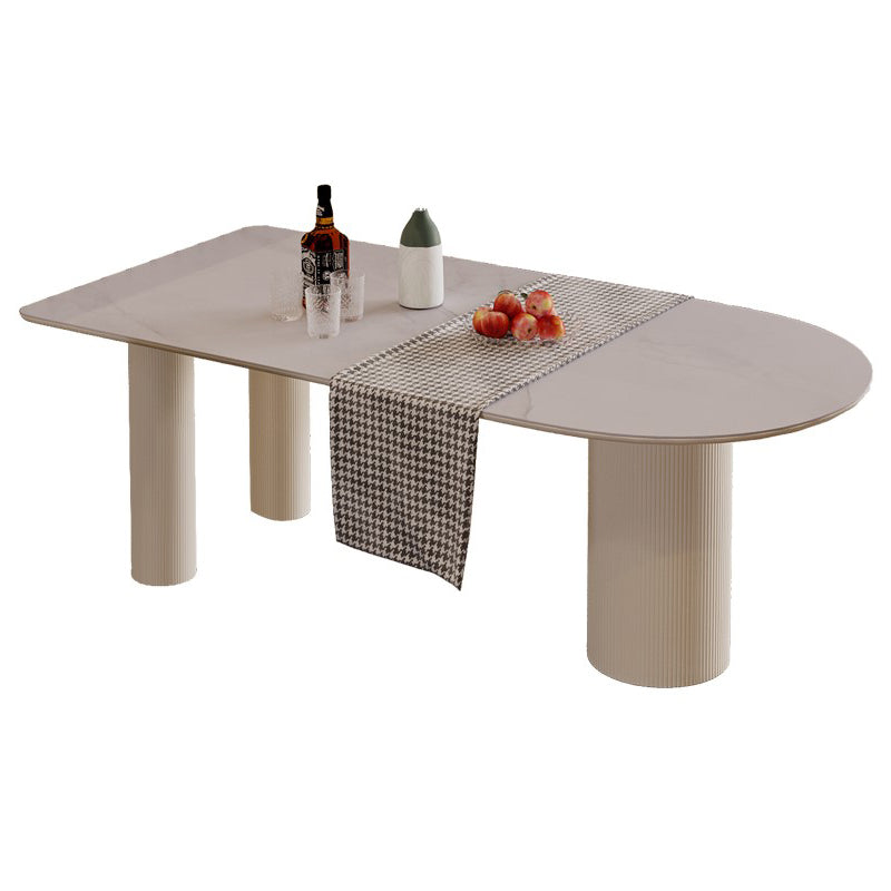 Contemporary 3-foot Dining Table Stone Dining Room Furniture for Home