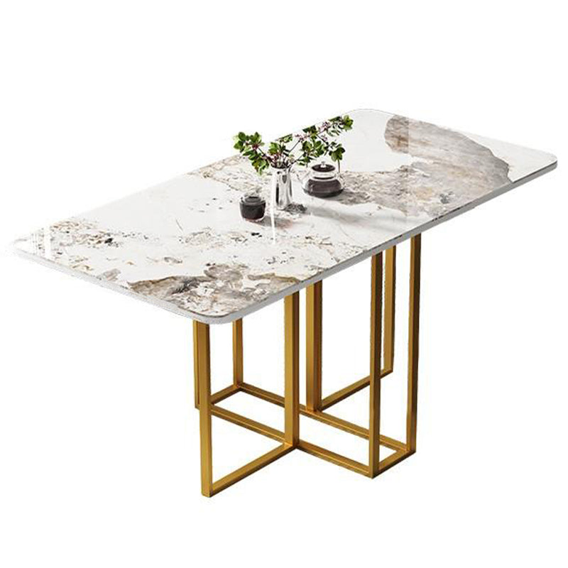 Rectangle Trestle Table Simplicity Style Folding Furniture,59"L x 29.5"W x 28.7"H