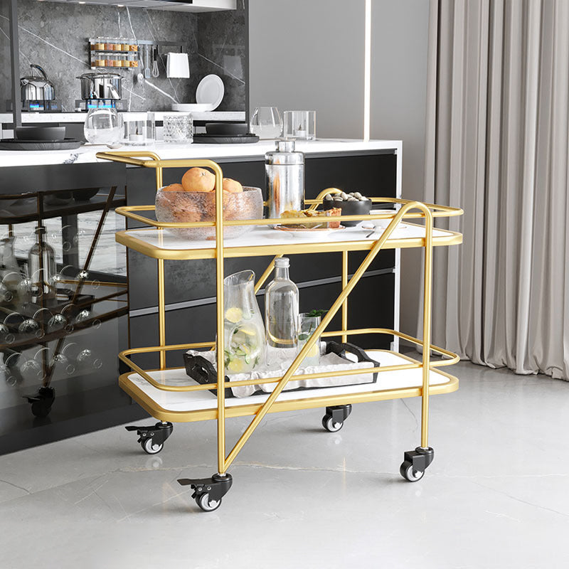 29.92" High Rolling Contemporary Prep Table Metal Prep Table for Restaurant