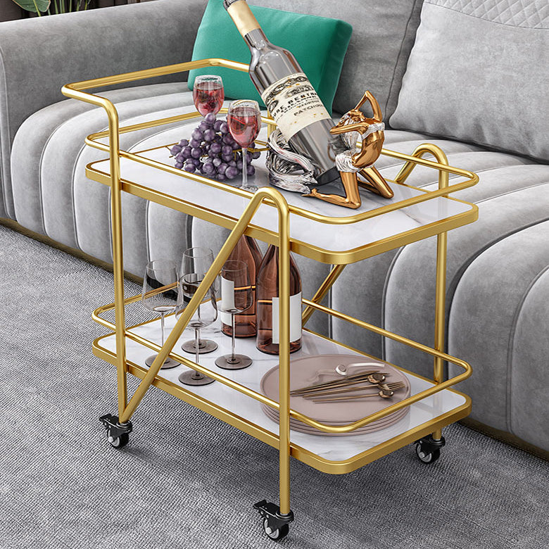 29.92" High Rolling Contemporary Prep Table Metal Prep Table for Restaurant