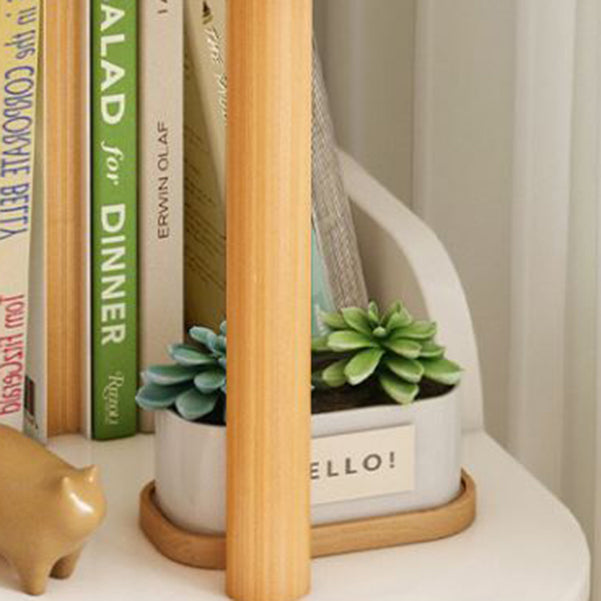 Closed Back Shelf Bookcase Engineered Wood Bookshelf for Office