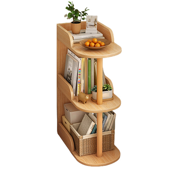 Closed Back Shelf Bookcase Engineered Wood Bookshelf for Office