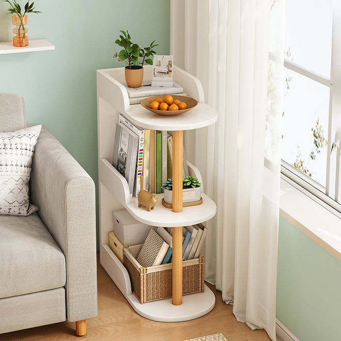 Closed Back Shelf Bookcase Engineered Wood Bookshelf for Office