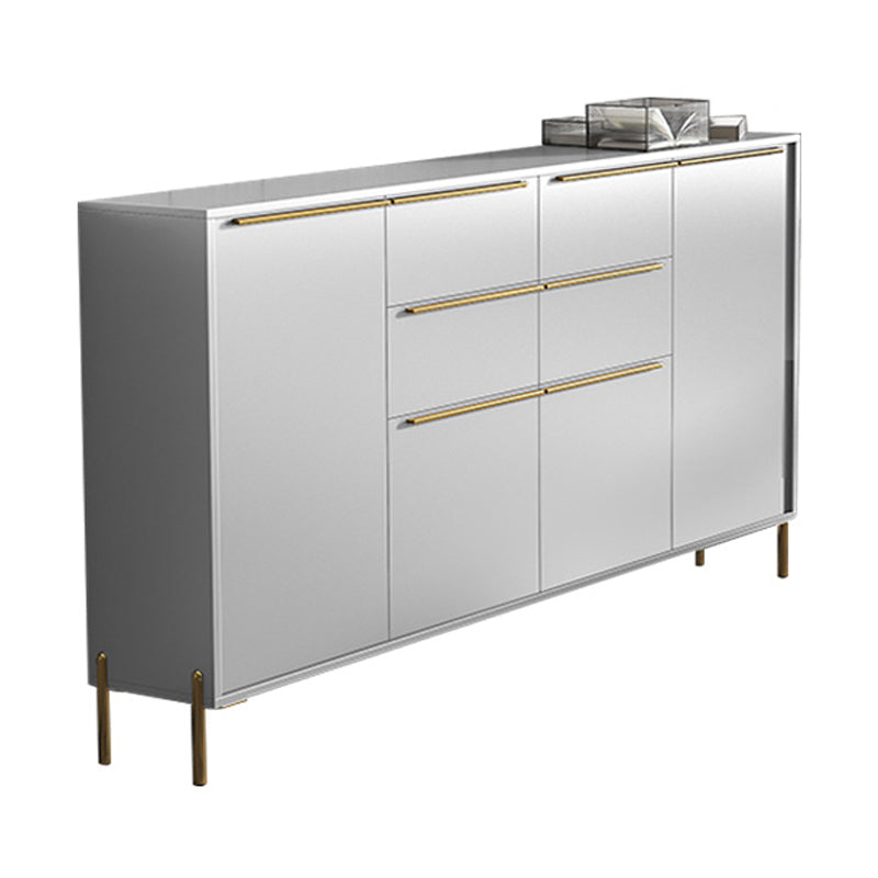 Luxury Enclosed Storage TV Stand Wooden Rectangle TV Cabinet