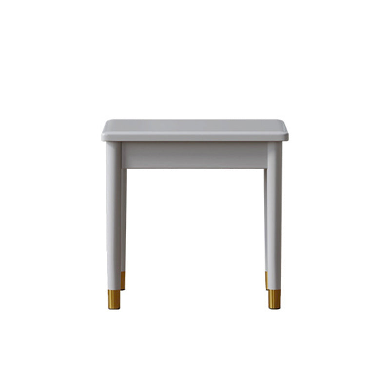 Modern Style Solid Wood Frame Vanity Table Metal Base Dressing Table