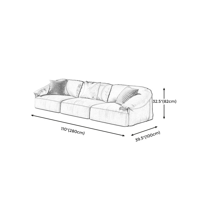 Stationary Stain Resistant Faux Leather Tuxedo Arm Cushions Green Sofa