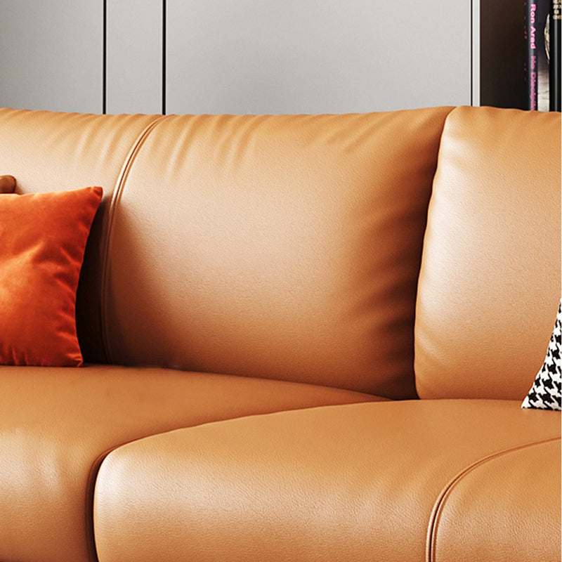 Stationary with Storage Living Room Pillow Top Arm Brown Seating
