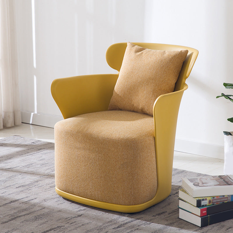 Arm Chair Arms Linen/PU Leather Included Chair for Living Room, Bedroom