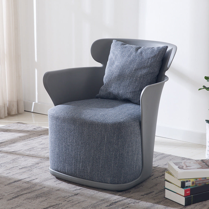 Arm Chair Arms Linen/PU Leather Included Chair for Living Room, Bedroom