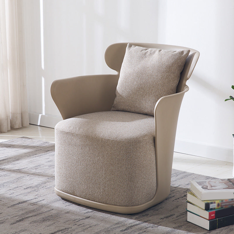 Arm Chair Arms Linen/PU Leather Included Chair for Living Room, Bedroom