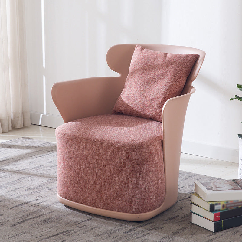 Arm Chair Arms Linen/PU Leather Included Chair for Living Room, Bedroom