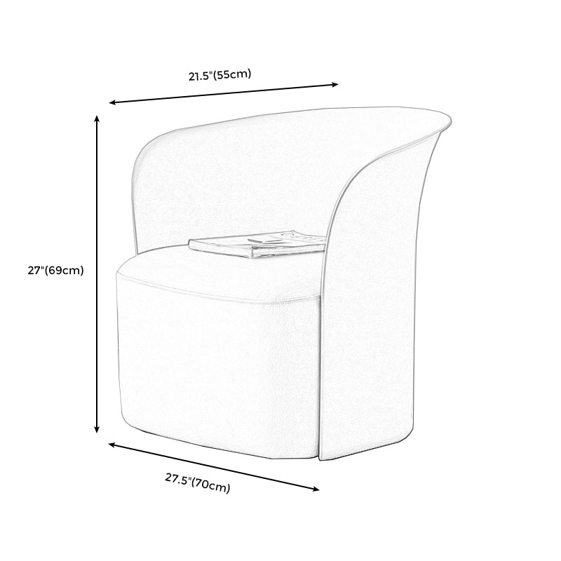 Arm Chair Arms Linen/PU Leather Included Chair for Living Room, Bedroom