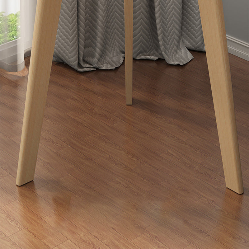 Wood Living Room Side Table Round 3 Legs End Table in White/Natural