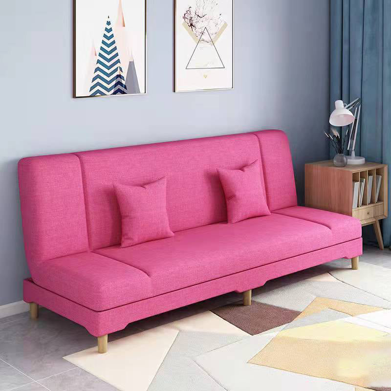 Linen Modern Armless Sleeper for Living Room and Apartment 31.5"