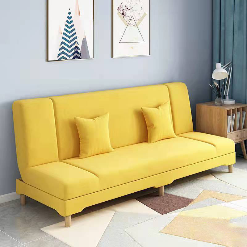 Linen Modern Armless Sleeper for Living Room and Apartment 31.5"