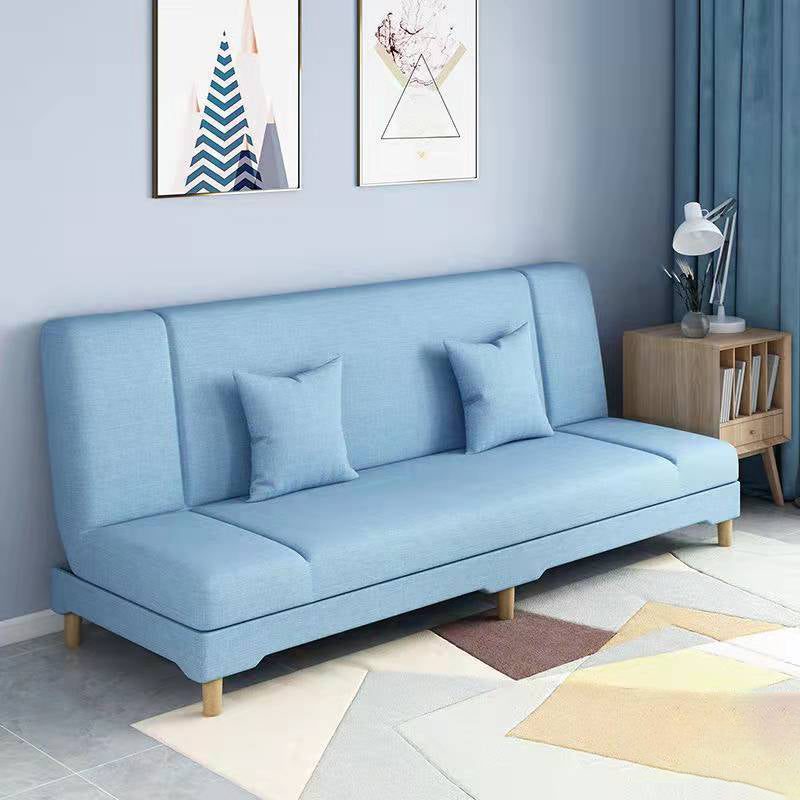 Linen Modern Armless Sleeper for Living Room and Apartment 31.5"