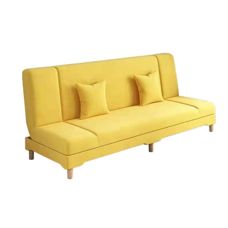 Linen Modern Armless Sleeper for Living Room and Apartment 31.5"