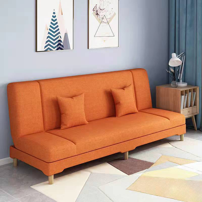 Linen Modern Armless Sleeper for Living Room and Apartment 31.5"