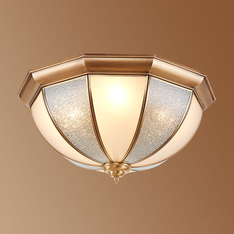 American Colonial Ceiling Light Multi Lights Close to Ceiling Lamp for Bedroom