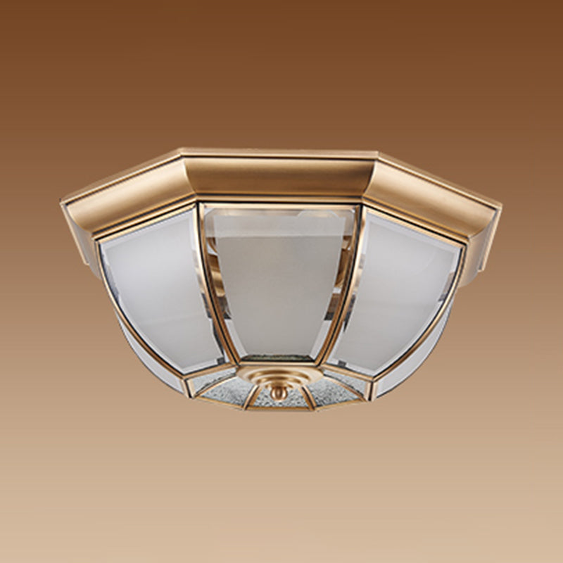 American Colonial Ceiling Light Multi Lights Close to Ceiling Lamp for Bedroom
