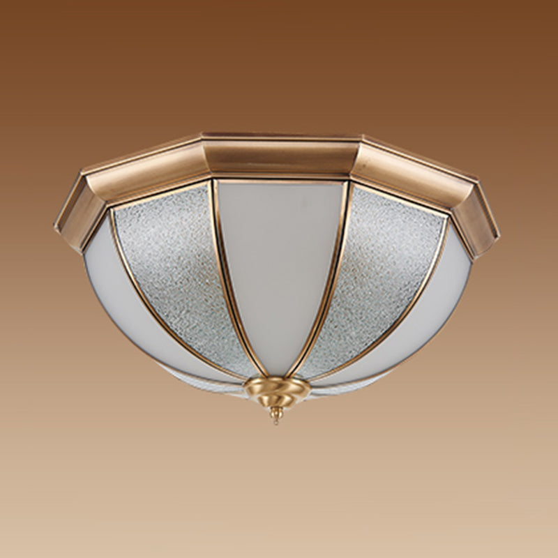 American Colonial Ceiling Light Multi Lights Close to Ceiling Lamp for Bedroom