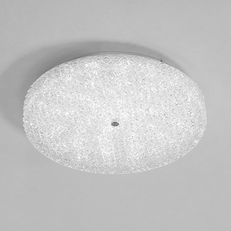 Modern Ceiling Mount Light LED Close to Ceiling Lamp with Glass Shade for Living Room