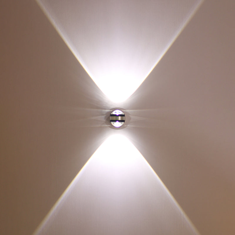 Contemporary Style Geometric Wall Mounted Lamps Metal Multi Lights Wall Sconces