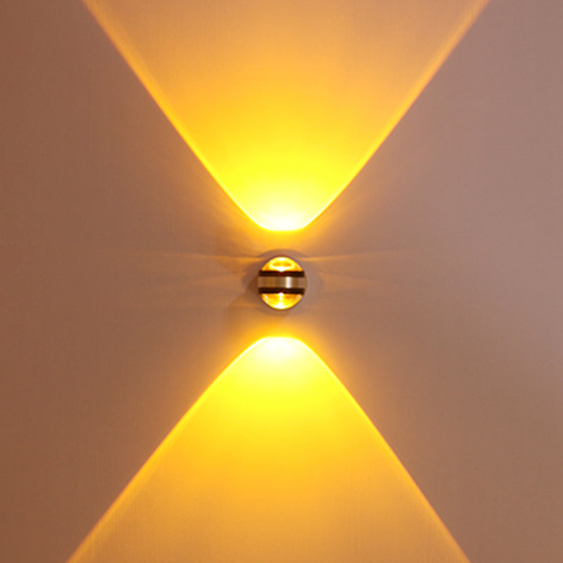 Contemporary Style Geometric Wall Mounted Lamps Metal Multi Lights Wall Sconces