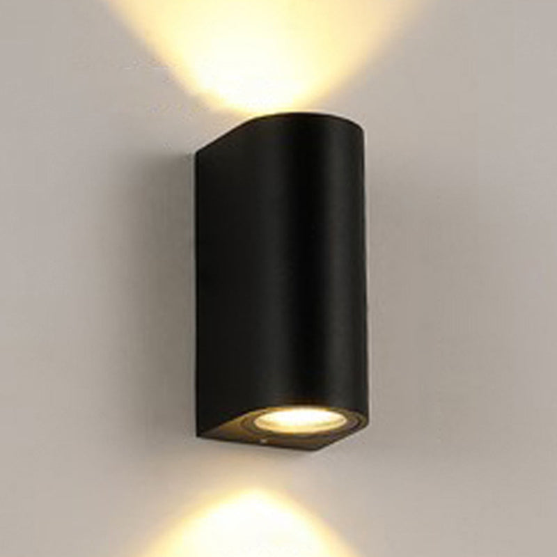 Contemporary Style Geometric Wall Lighting Metal 2 Lights Wall Light Fixture