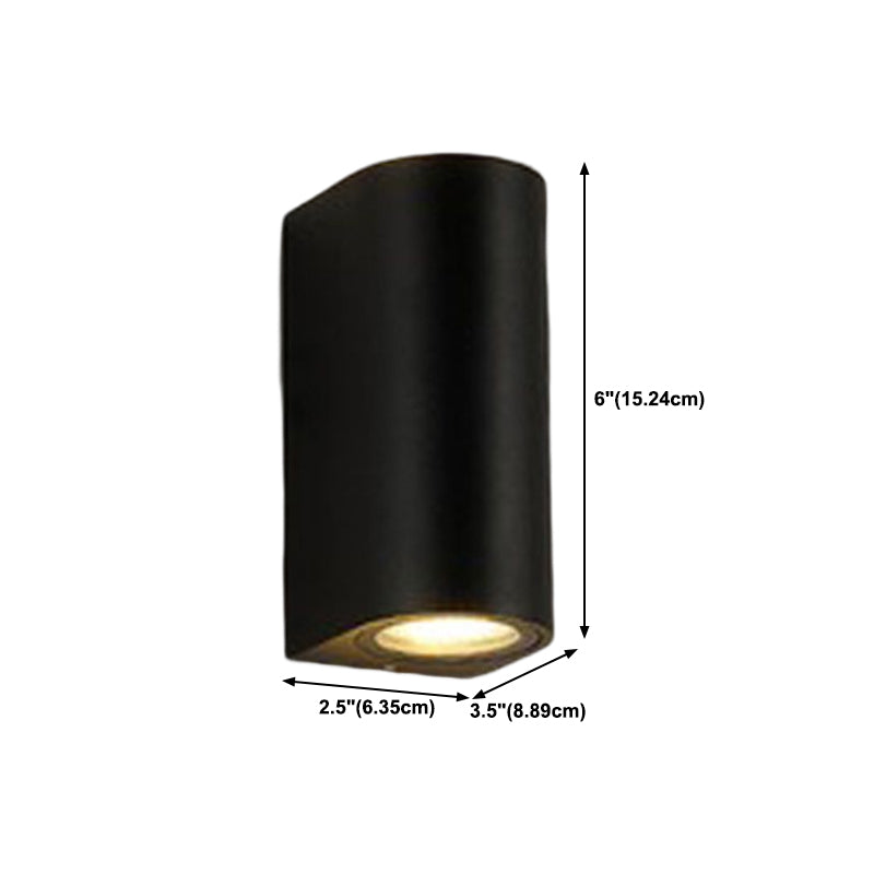 Contemporary Style Geometric Wall Lighting Metal 2 Lights Wall Light Fixture