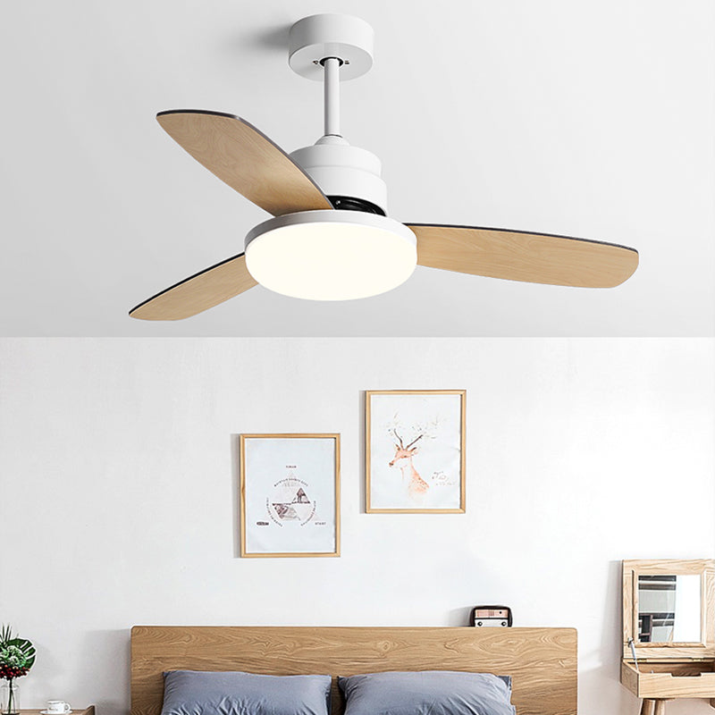 Unique Shape Ceiling Fan Lighting Kids Style Metal Single Light Ceiling Fan Lamp