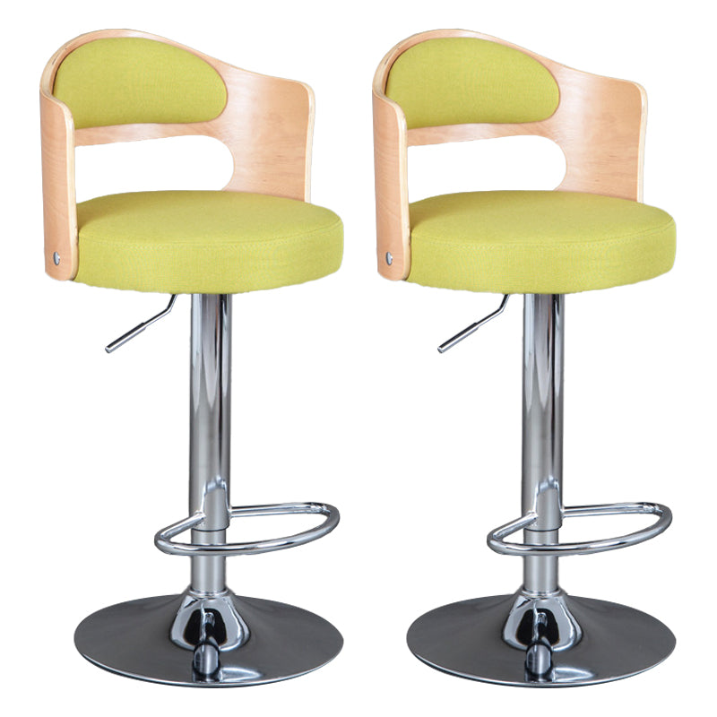 Rotating Barstool Nordic Style Steel Pedestal Bar Stool for Dining Room
